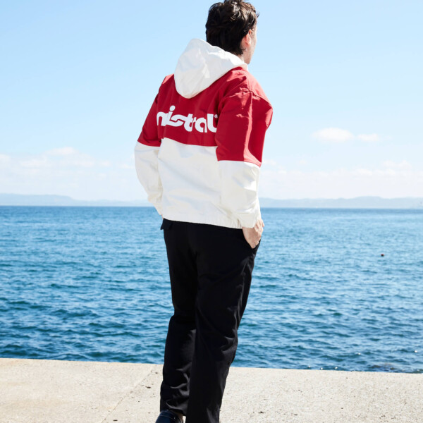 メンズ コースタルジャケット RED/WHITE