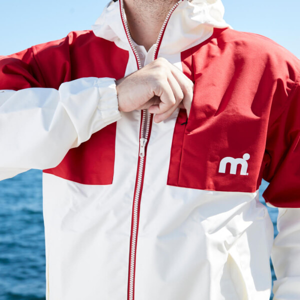 メンズ コースタルジャケット RED/WHITE