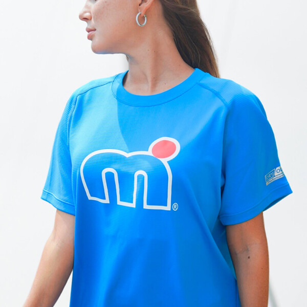 HP-DRY 半袖Tシャツ - エムドットアウトライン - L.BLUE