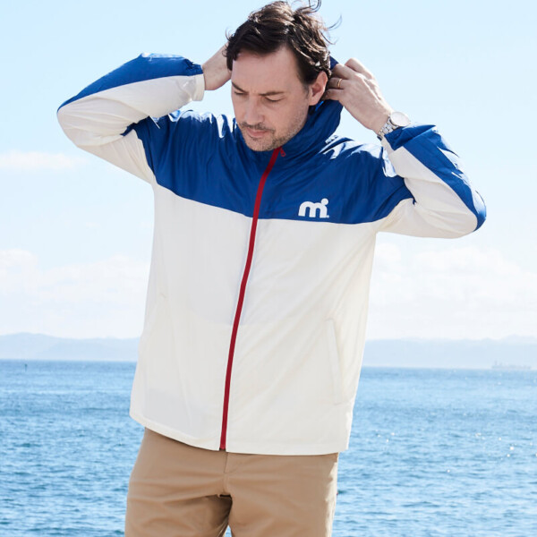 ウィンドLTジャケット WHT/BLU